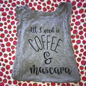 Coffee & Mascara Tank